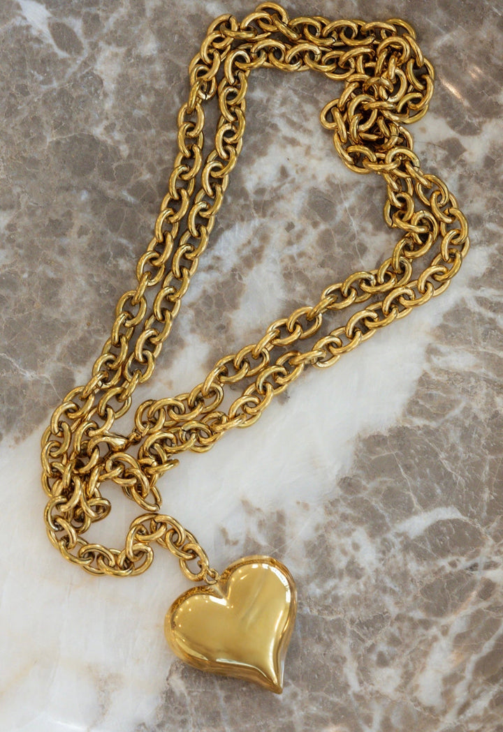 XL WRAP AROUND HEART NECKLACE-Chansuttpearls-Shop with Bloom West Boutique, Women&