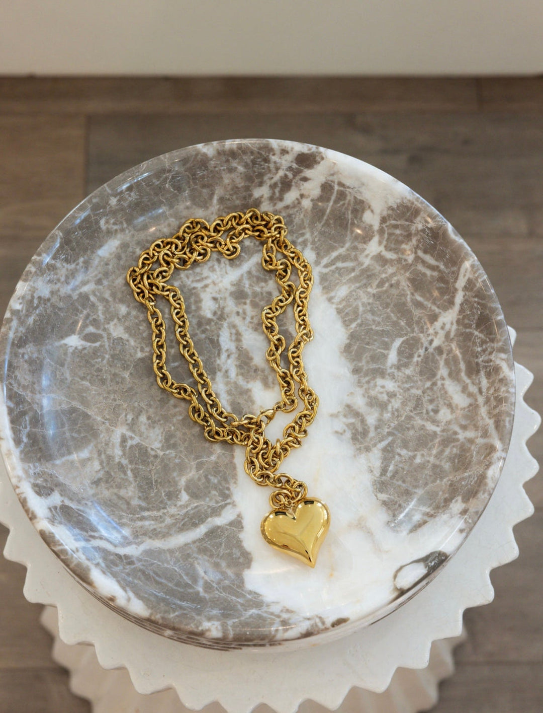 XL WRAP AROUND HEART NECKLACE-Chansuttpearls-Shop with Bloom West Boutique, Women&