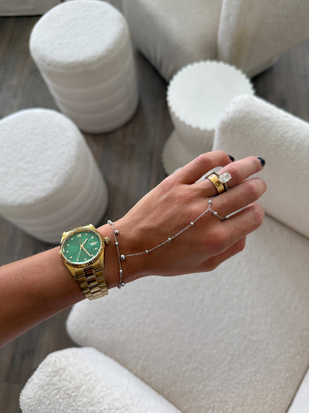 KYLAN HAND CHAIN-Chansuttpearls-Shop with Bloom West Boutique, Women&