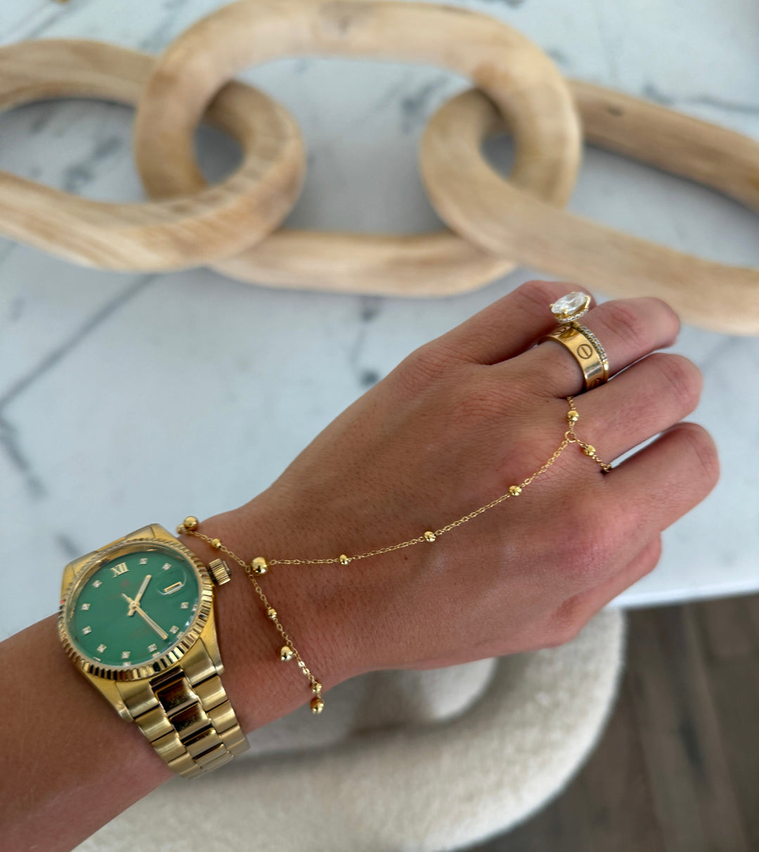 KYLAN HAND CHAIN-Chansuttpearls-Shop with Bloom West Boutique, Women&