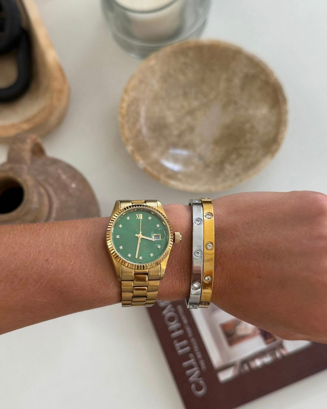 LUXE BANGLE-Chansuttpearls-Shop with Bloom West Boutique, Women&