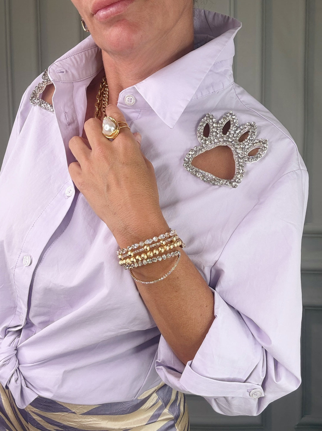 Roar &amp; Rhinestones Blouse PRE-ORDER