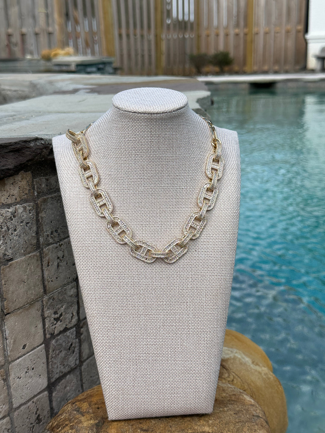 The Sugar House Link Necklace-Necklaces-gemelli-Shop with Bloom West Boutique, Women's Fashion Boutique, Located in Houma, Louisiana