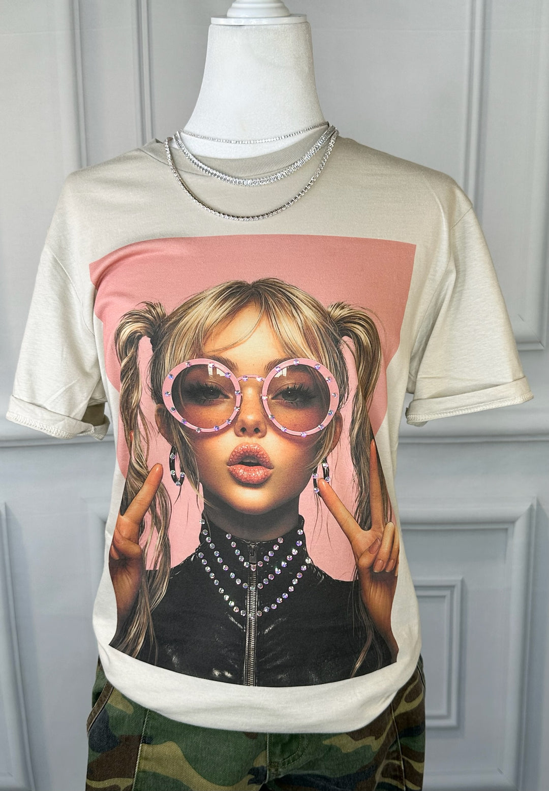 Snarky Girl Pigtails Tee