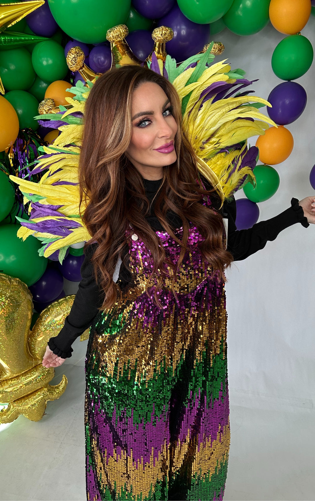 Queen of the Krewe Feather Mantle-Accessories-Bloom West Boutique-Shop with Bloom West Boutique, Women's Fashion Boutique, Located in Houma, Louisiana