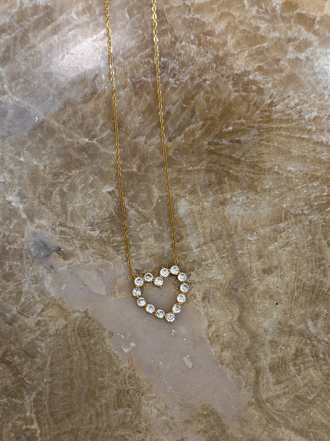 DIAMOND HEART NECKLACE-Chansuttpearls-Shop with Bloom West Boutique, Women&
