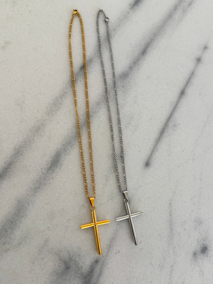 LARGE CROSS NECKLACE-Chansuttpearls-Shop with Bloom West Boutique, Women&