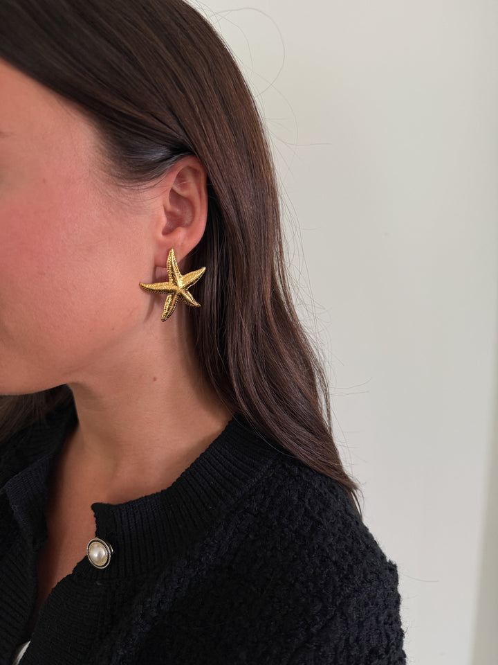 STARFISH EARRINGS-Chansuttpearls-Shop with Bloom West Boutique, Women&