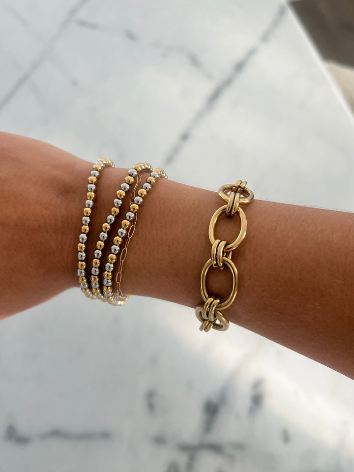 TWO TONED BEADED BRACELET-Chansuttpearls-Shop with Bloom West Boutique, Women&