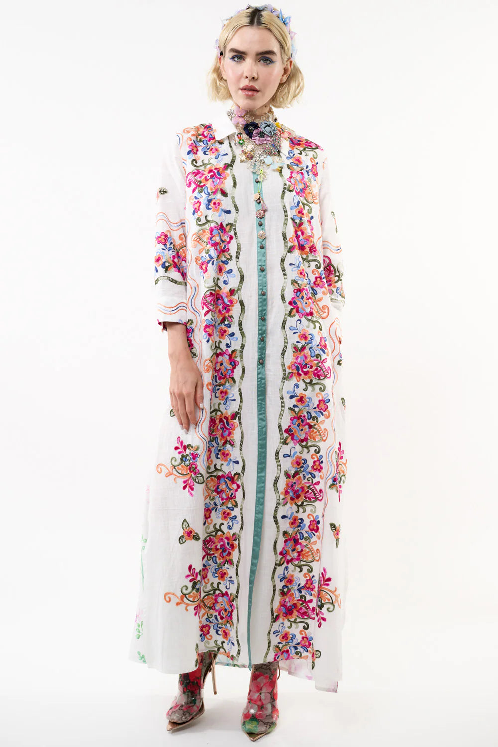 Beauty Mark Maxi Duster-Tops-Faire-Shop with Bloom West Boutique, Women's Fashion Boutique, Located in Houma, Louisiana