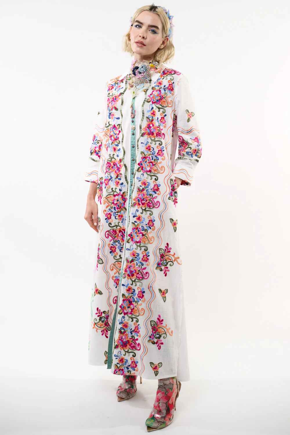 Beauty Mark Maxi Duster-Tops-Faire-Shop with Bloom West Boutique, Women's Fashion Boutique, Located in Houma, Louisiana