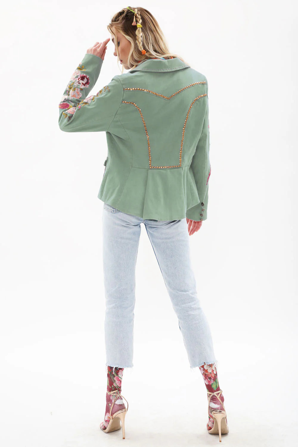 Time to shine Blazer-Tops-Aratta-Shop with Bloom West Boutique, Women's Fashion Boutique, Located in Houma, Louisiana