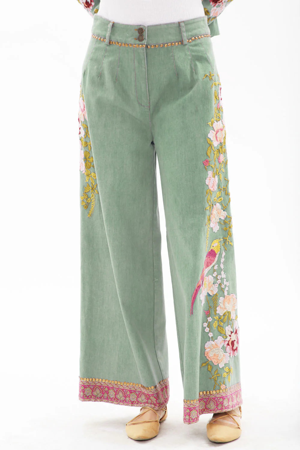 Time to Shine Denim Pants-Pants-Aratta-Shop with Bloom West Boutique, Women's Fashion Boutique, Located in Houma, Louisiana