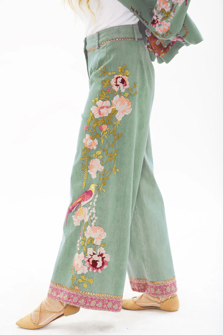 Time to Shine Denim Pants-Pants-Aratta-Shop with Bloom West Boutique, Women's Fashion Boutique, Located in Houma, Louisiana