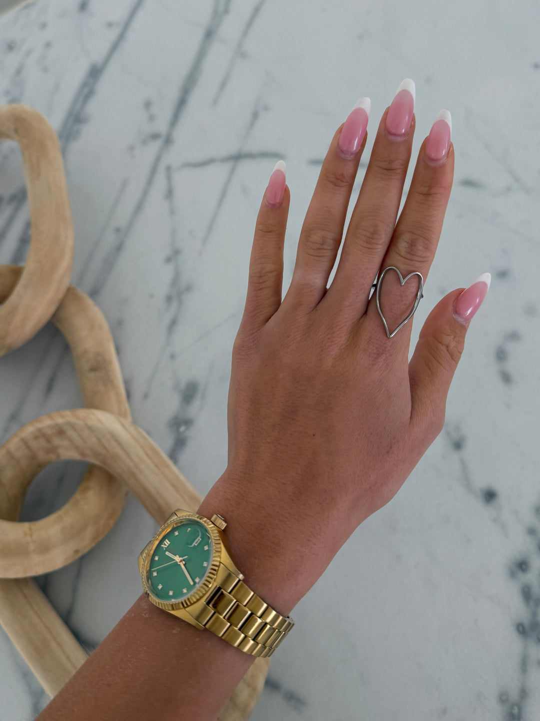 SILVER HEART RING-Chansuttpearls-Shop with Bloom West Boutique, Women&