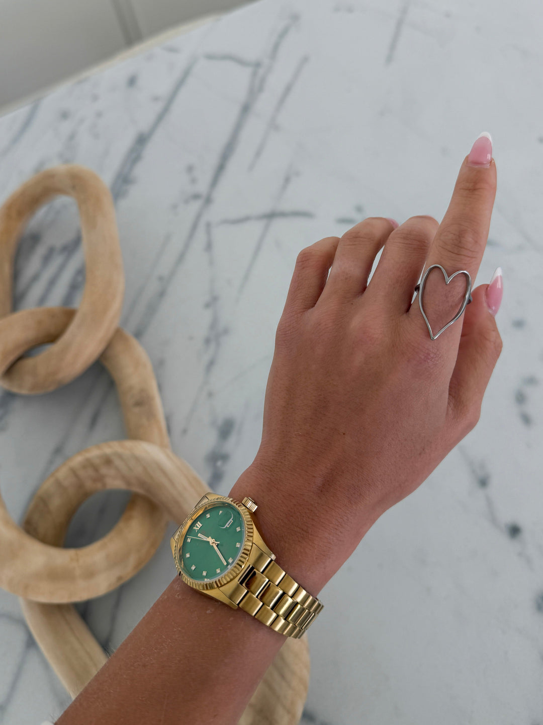 SILVER HEART RING-Chansuttpearls-Shop with Bloom West Boutique, Women&