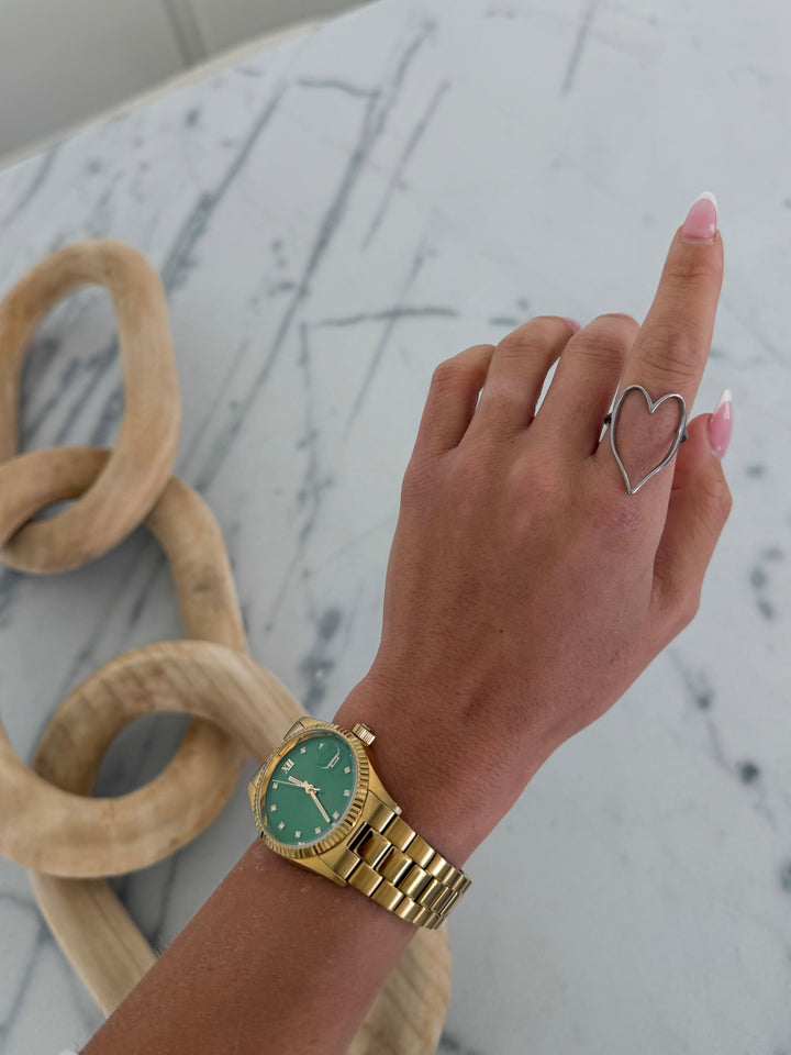 SILVER HEART RING-Chansuttpearls-Shop with Bloom West Boutique, Women&