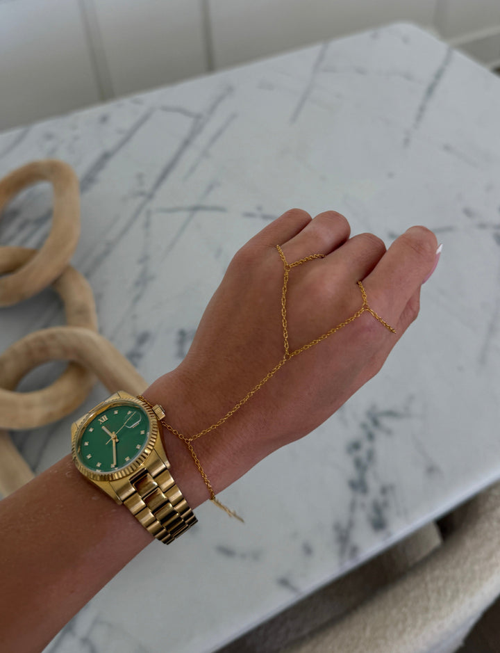 DOUBLE HAND CHAIN-Chansuttpearls-Shop with Bloom West Boutique, Women&