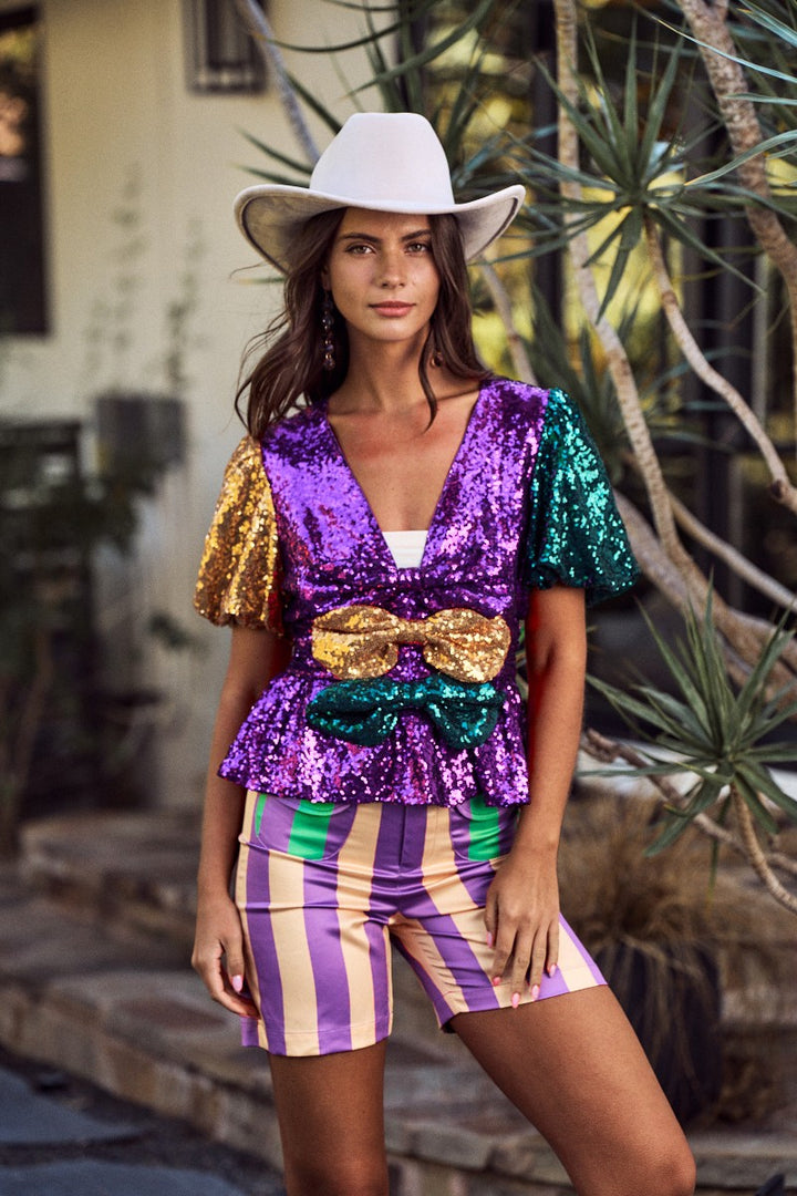 Krewe Of Cleopatra Top PREORDER-Tops-LovLov-Shop with Bloom West Boutique, Women's Fashion Boutique, Located in Houma, Louisiana