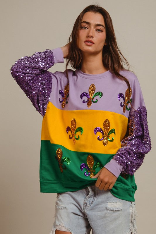 Krewe of Athena Top PREORDER-Tops-Bibi-Shop with Bloom West Boutique, Women's Fashion Boutique, Located in Houma, Louisiana