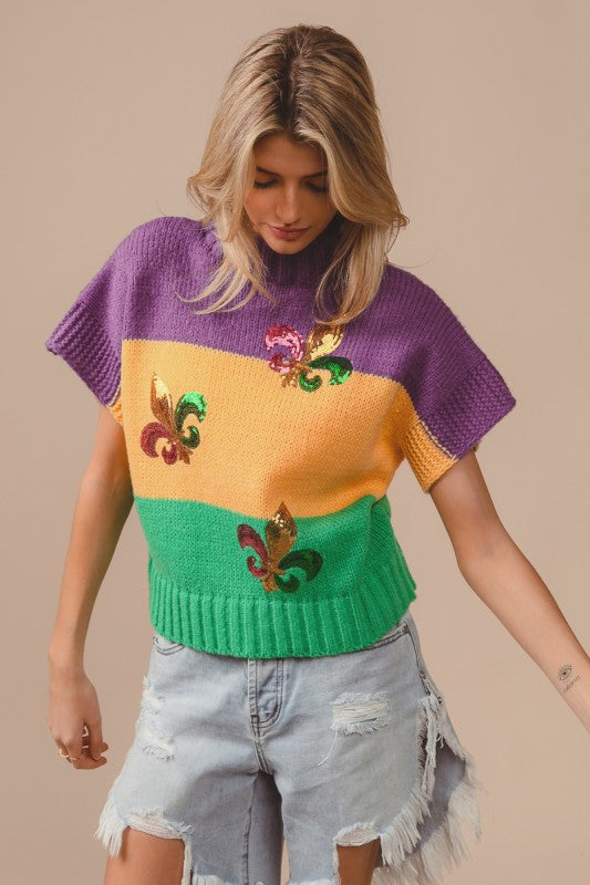 Krewe of Hyacinthians Top Preorder-Tops-Bibi-Shop with Bloom West Boutique, Women's Fashion Boutique, Located in Houma, Louisiana