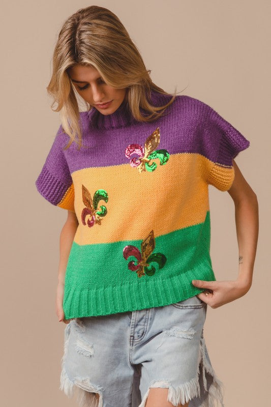 Krewe of Hyacinthians Top Preorder-Tops-Bibi-Shop with Bloom West Boutique, Women's Fashion Boutique, Located in Houma, Louisiana