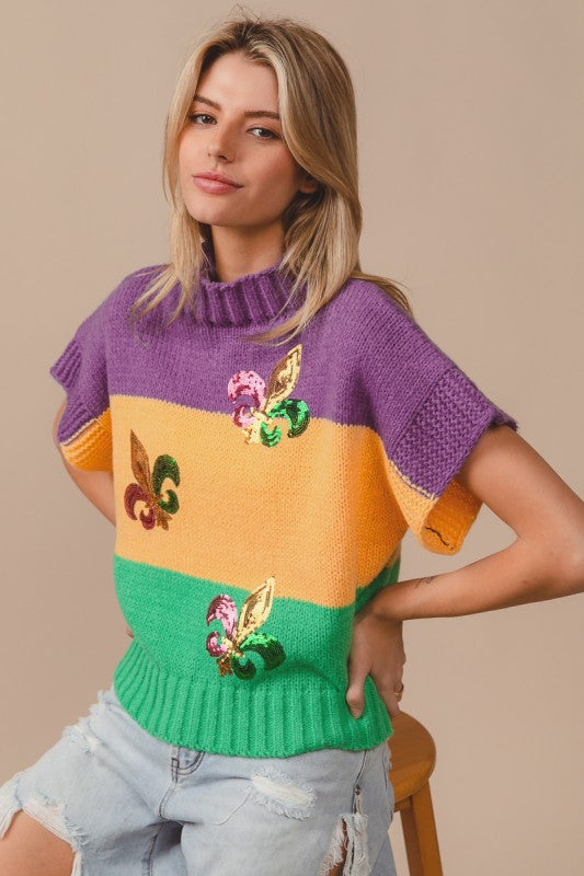 Krewe of Hyacinthians Top Preorder-Tops-Bibi-Shop with Bloom West Boutique, Women's Fashion Boutique, Located in Houma, Louisiana