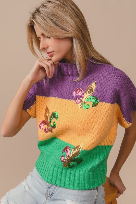 Krewe of Hyacinthians Top Preorder-Tops-Bibi-Shop with Bloom West Boutique, Women's Fashion Boutique, Located in Houma, Louisiana