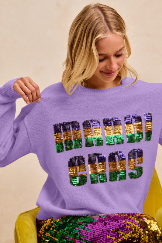 Krewe of Kajuns Top in Lavender PREORDER-Tops-Bibi-Shop with Bloom West Boutique, Women's Fashion Boutique, Located in Houma, Louisiana