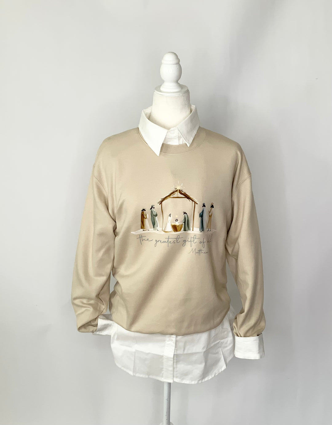 The Greatest Gift Of All Sweatshirt-Tops-Bloom West Boutique-Shop with Bloom West Boutique, Women's Fashion Boutique, Located in Houma, Louisiana