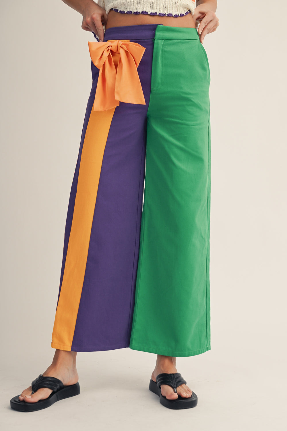 Krewe of Nefertiti Symphony Side Bow Pants PREORDER-Pants-LovLov-Shop with Bloom West Boutique, Women's Fashion Boutique, Located in Houma, Louisiana