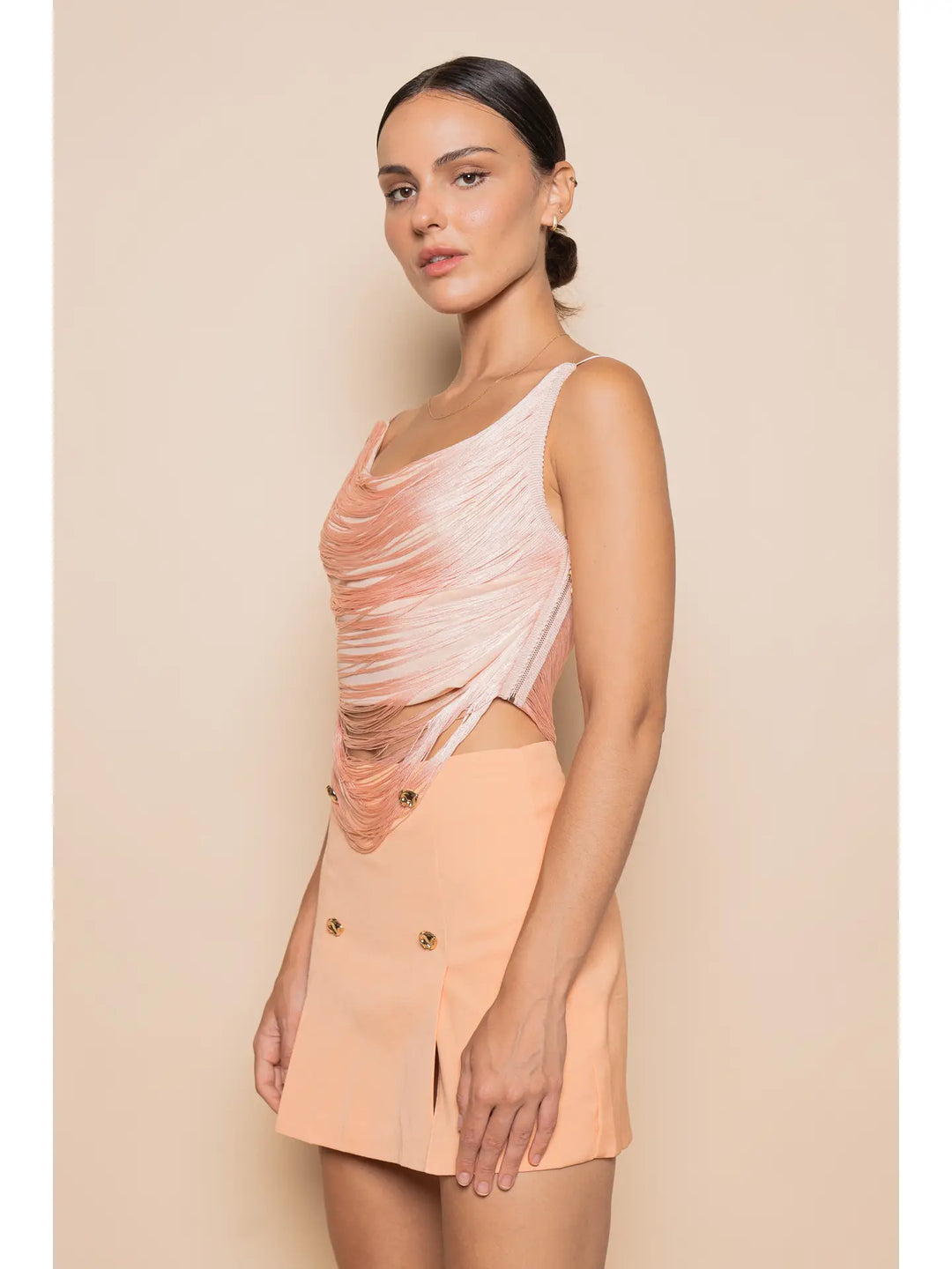 Petal Play Fringe Top-Tops-Fore Collection-Shop with Bloom West Boutique, Women's Fashion Boutique, Located in Houma, Louisiana