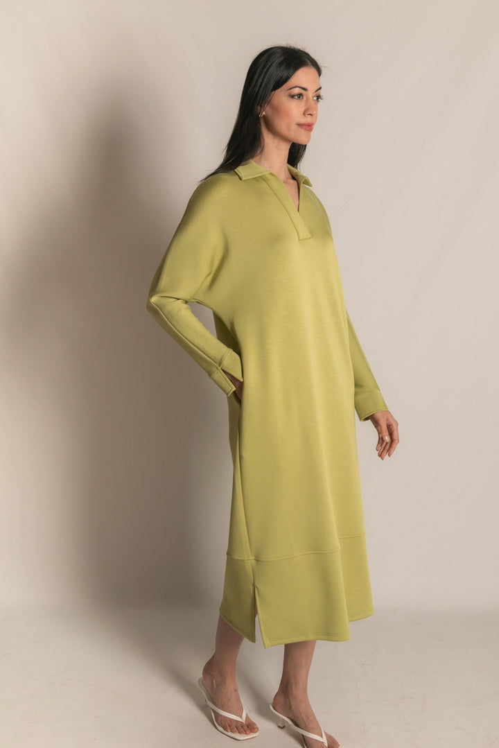 Honeylight Haven Midi Dress in Green-Midi Dresses-P. Cill-Shop with Bloom West Boutique, Women&