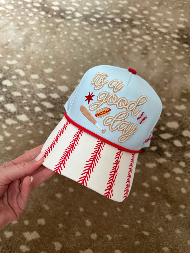 Baseball It’s a Good Day Hat-Hats-Poppy & Pine-Shop with Bloom West Boutique, Women's Fashion Boutique, Located in Houma, Louisiana