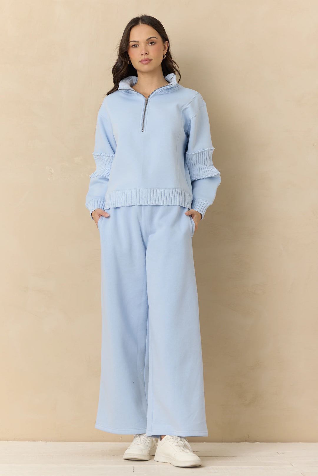 The Baylin Ribbed Bottom-Pants-Vintage Havana-Shop with Bloom West Boutique, Women's Fashion Boutique, Located in Houma, Louisiana