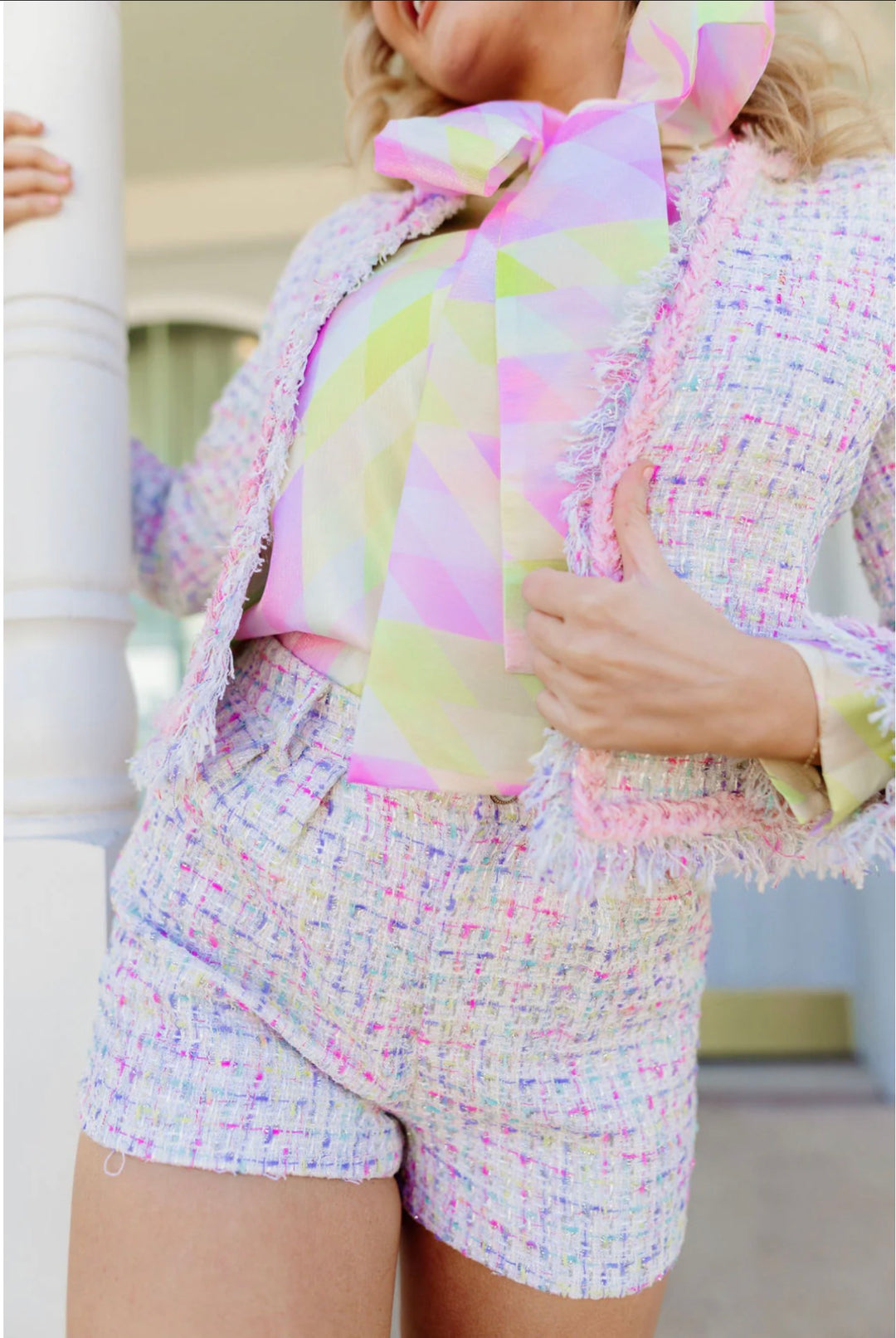 The Bloom Société Tweed Blazer