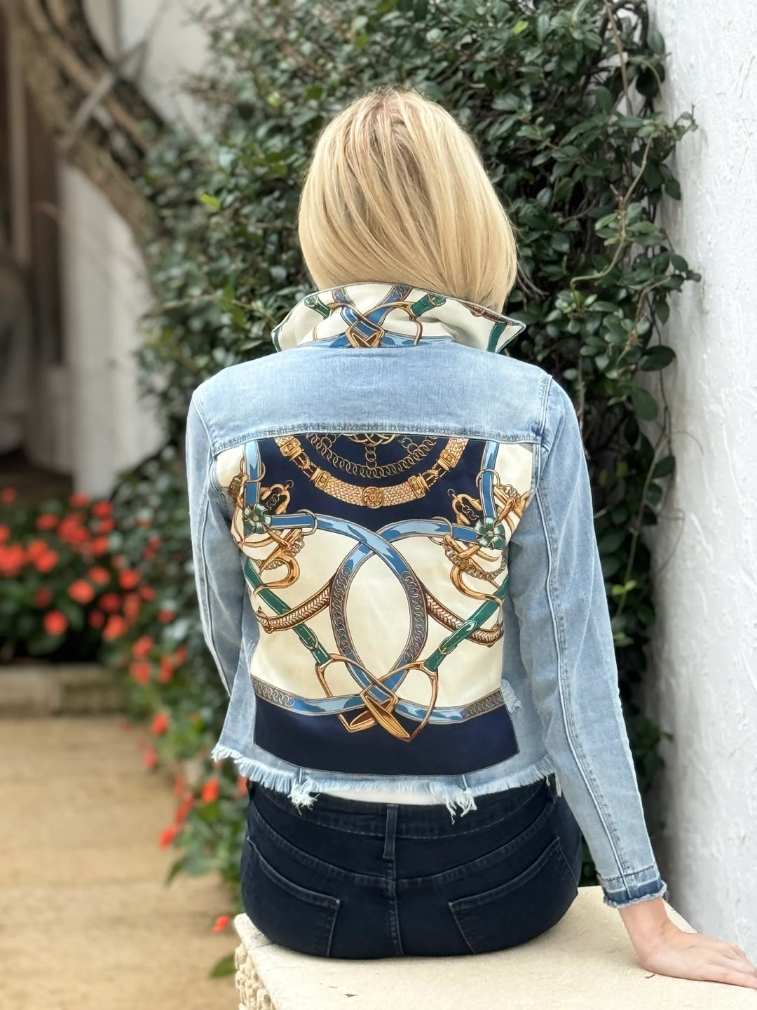 Stacey Bradley The Light Denim Jacket / Blue Stirrup Pre-Order-Denim jacket-Stacey Bradley-Shop with Bloom West Boutique, Women's Fashion Boutique, Located in Houma, Louisiana