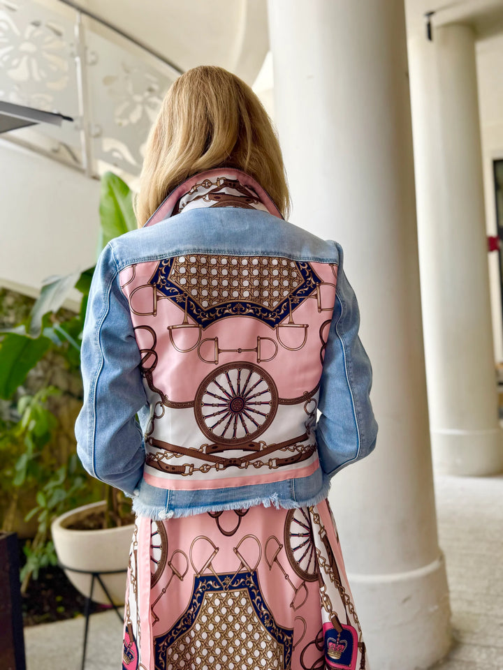Stacey Bradley The Light Denim Jacket / Blush Bit Pre-Order-Denim jacket-Stacey Bradley-Shop with Bloom West Boutique, Women&
