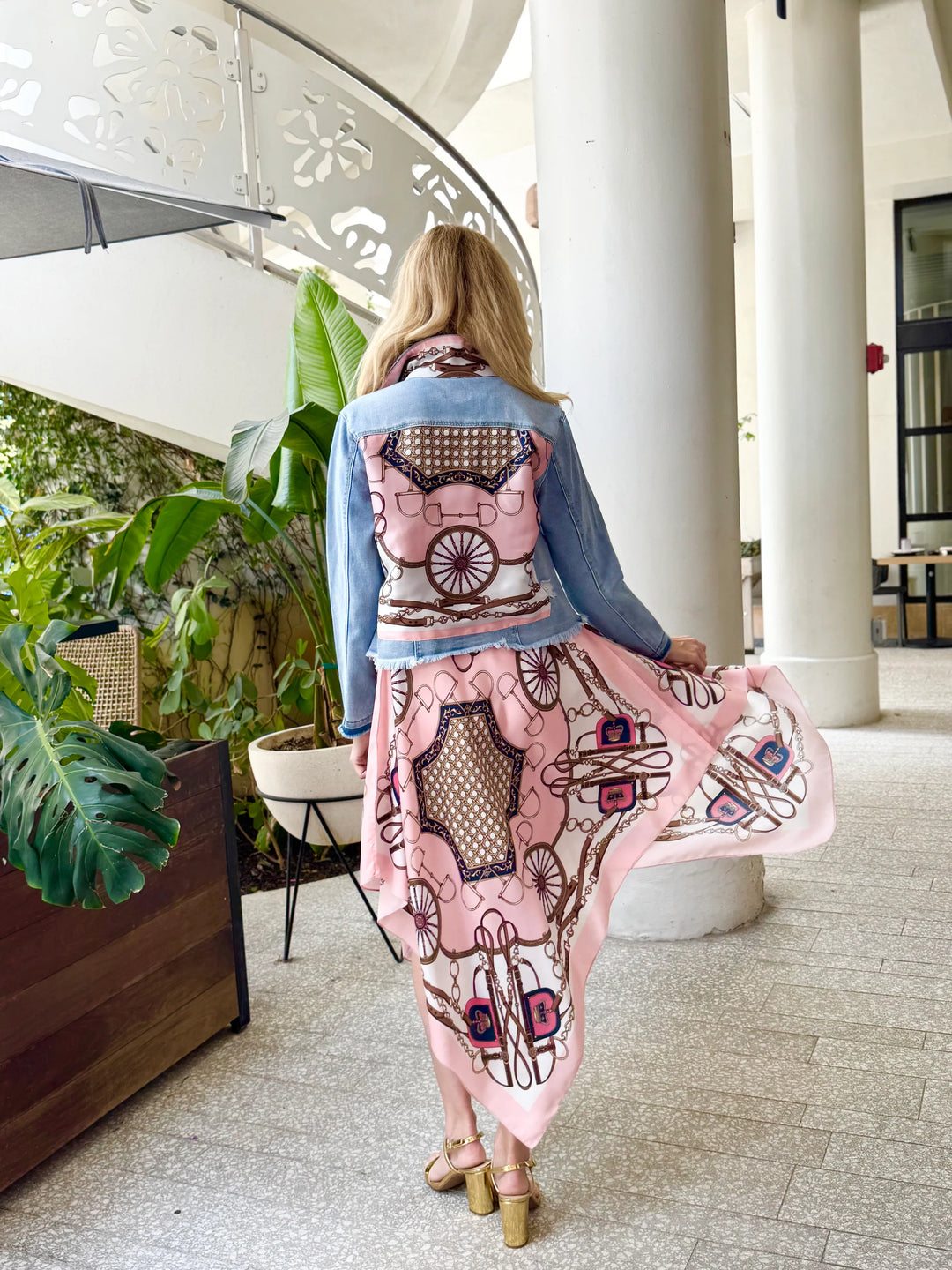 Stacey Bradley The Light Denim Jacket / Blush Bit Pre-Order-Denim jacket-Stacey Bradley-Shop with Bloom West Boutique, Women&