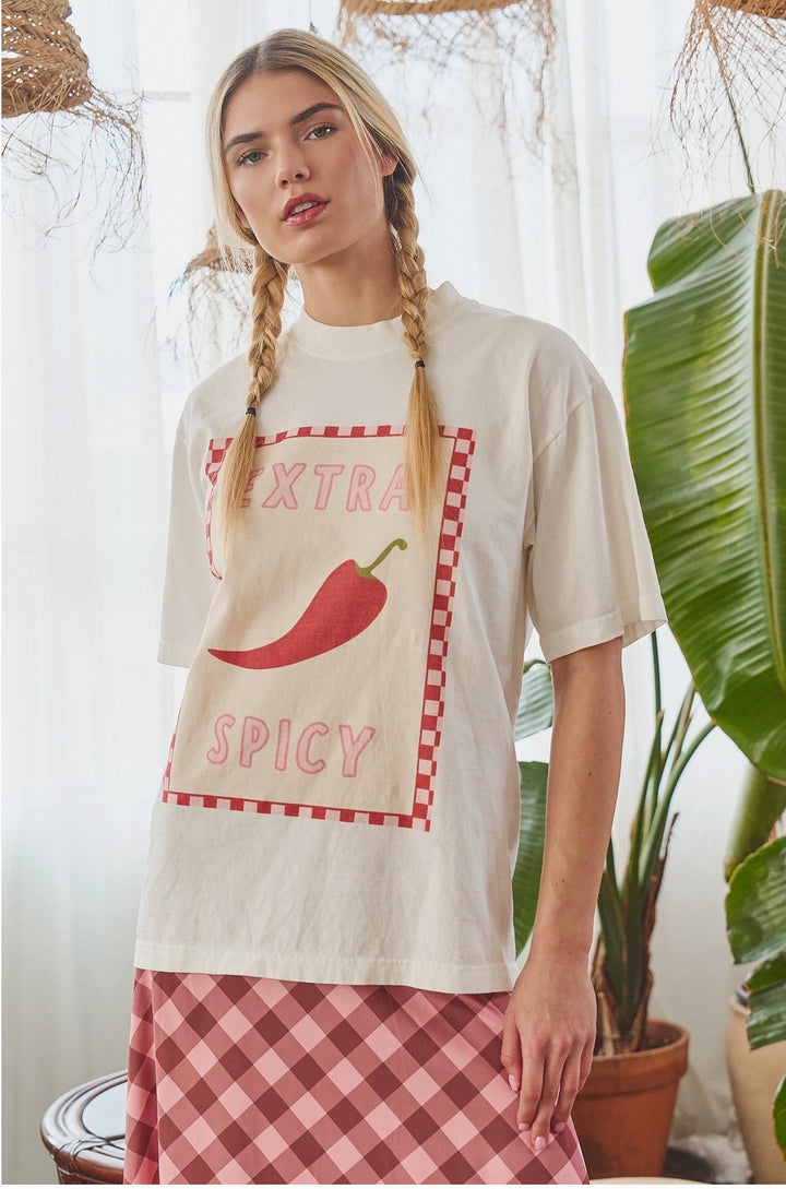 The Spicy Heiress Tee-Graphic Tees-Jade by Jane-Shop with Bloom West Boutique, Women&