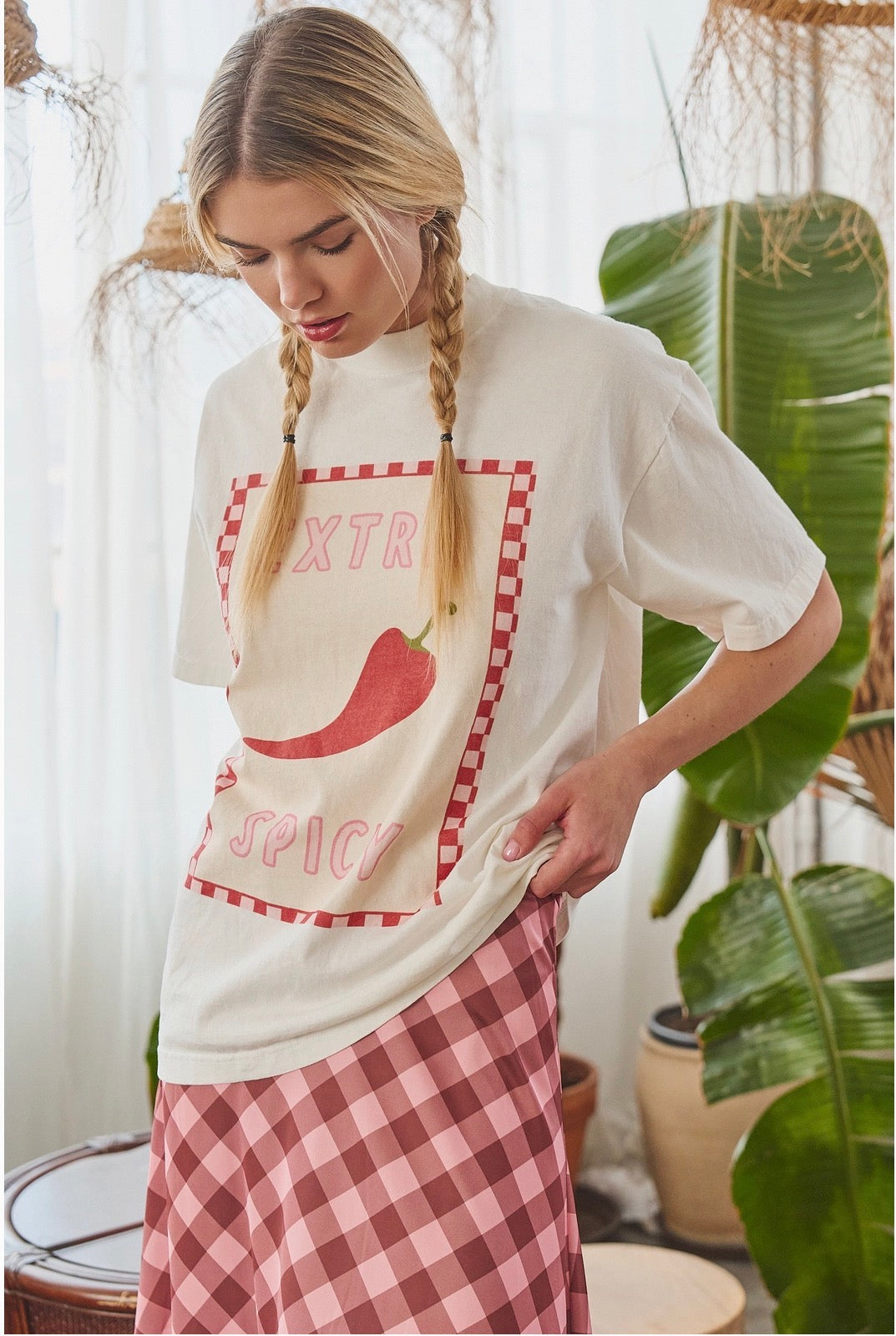 The Spicy Heiress Tee-Graphic Tees-Jade by Jane-Shop with Bloom West Boutique, Women&