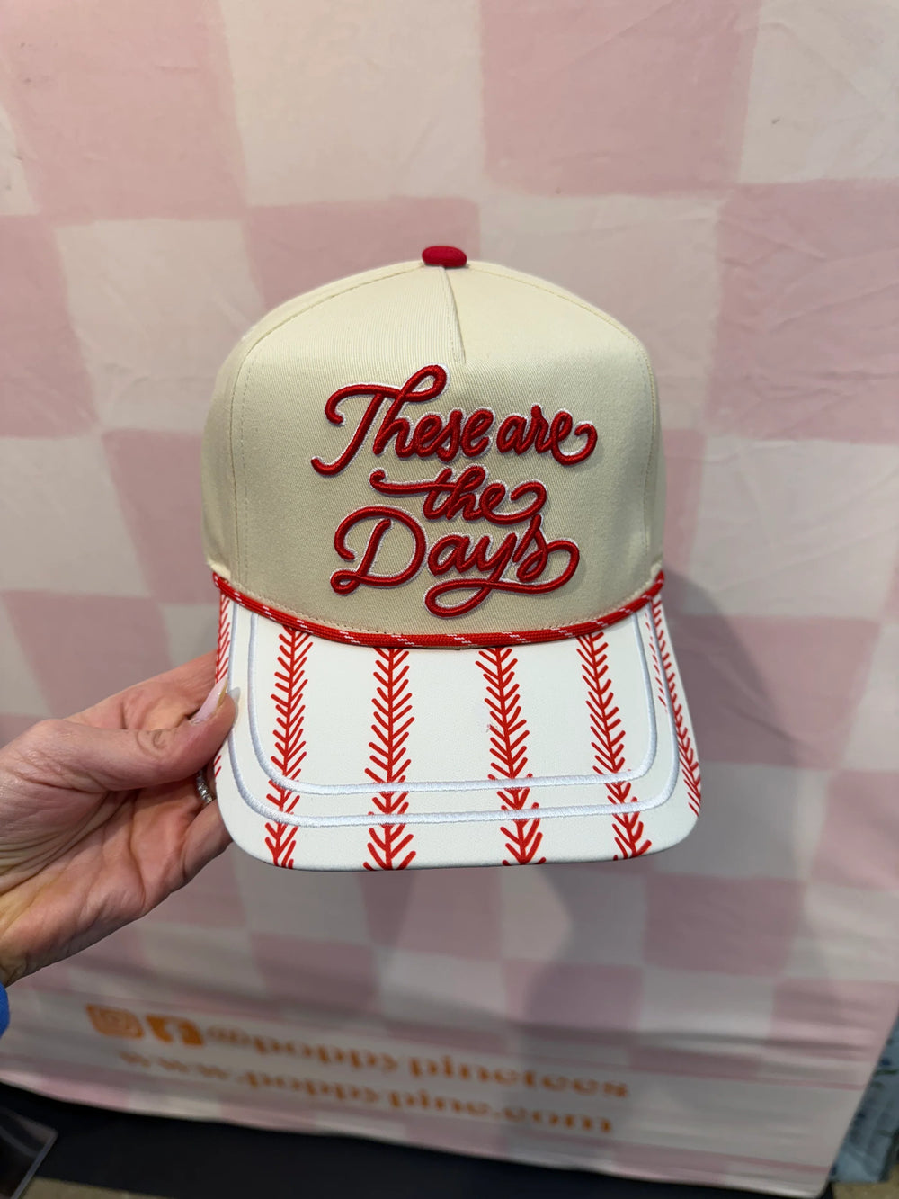 BASEBALL THESE ARE THE DAYS HAT-Hats-Poppy & Pine-Shop with Bloom West Boutique, Women's Fashion Boutique, Located in Houma, Louisiana