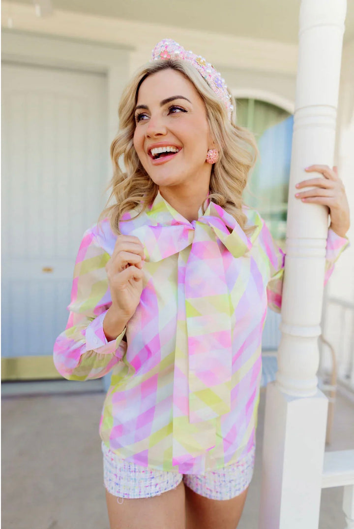 Brianna Cannon The Fifth Avenue Bow Blouse-blouse-Brianna Cannon-Shop with Bloom West Boutique, Women&