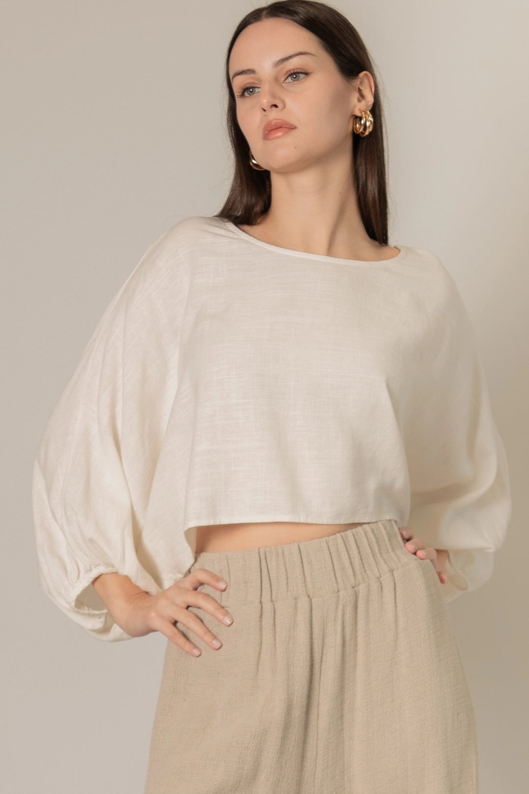 P.Cill Rue de Linen Top
