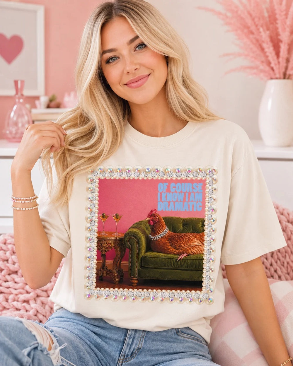 Of Course I Know I’m Dramatic Tee-Graphic Tees-Keep it Gypsy-Shop with Bloom West Boutique, Women's Fashion Boutique, Located in Houma, Louisiana