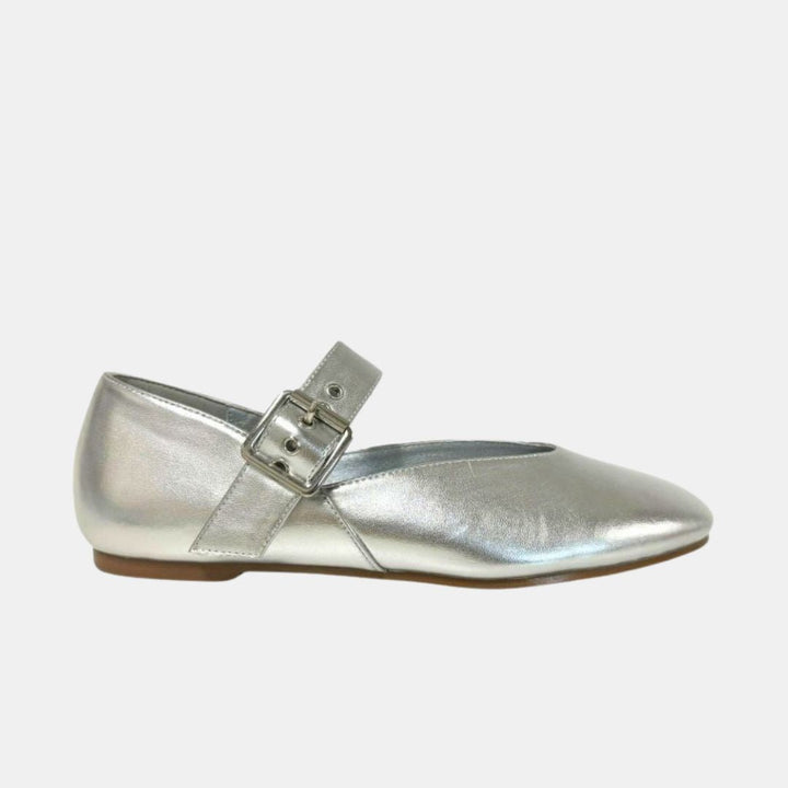 Metalic Women's Maryjane Flat-FLATS-MODAPASSO-Shop with Bloom West Boutique, Women's Fashion Boutique, Located in Houma, Louisiana