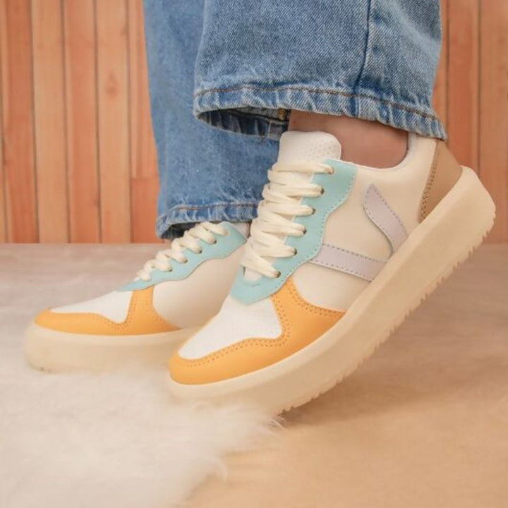 Ivy Color Block Sneakers-SNEAKERS-MODAPASSO-Shop with Bloom West Boutique, Women's Fashion Boutique, Located in Houma, Louisiana