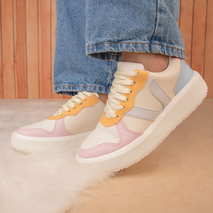 Ivy Color Block Sneakers-SNEAKERS-MODAPASSO-Shop with Bloom West Boutique, Women's Fashion Boutique, Located in Houma, Louisiana