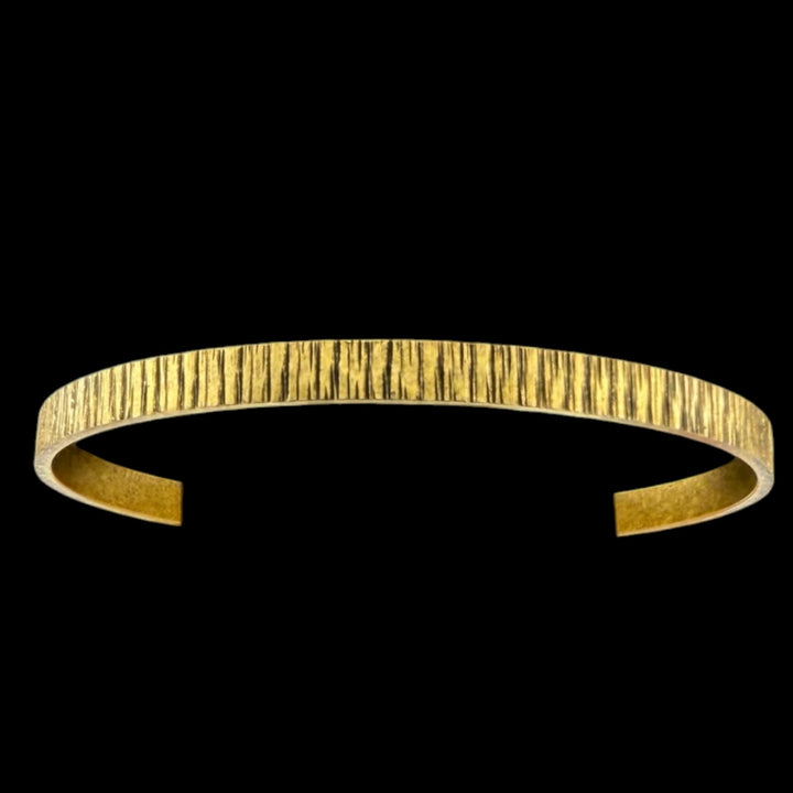 Reproduction Gold Plated Engraved Bracelet