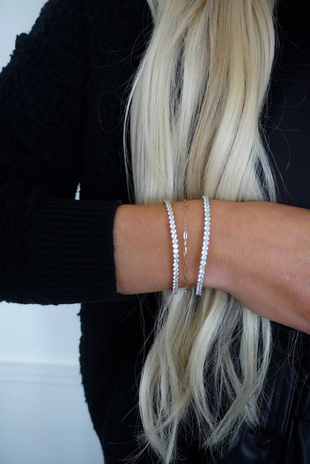 STRETCHY TENNIS BRACELET-Chansuttpearls-Shop with Bloom West Boutique, Women's Fashion Boutique, Located in Houma, Louisiana